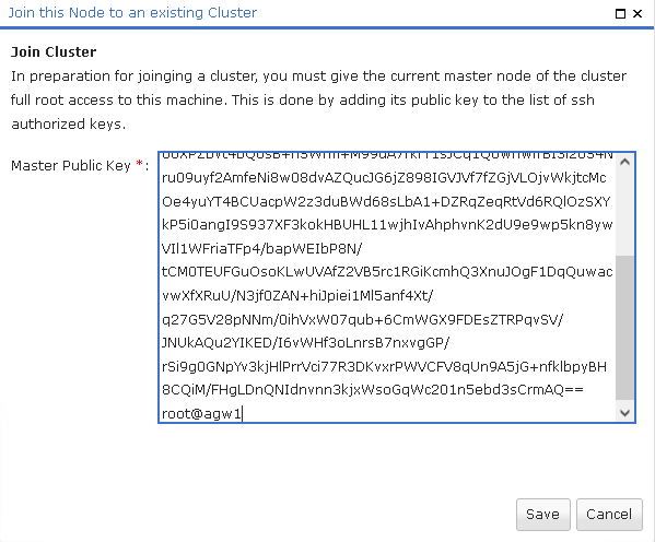 Der Public Key des Master-Device muss auf dem Slave importiert werden