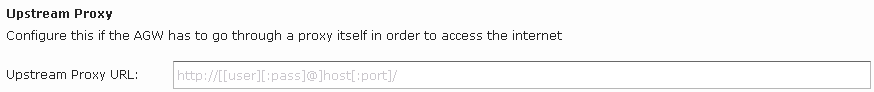 Upstream Proxy